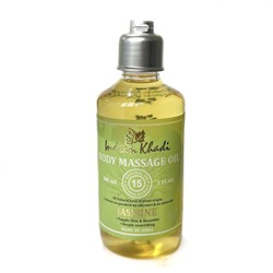 Body Massage Oil JASMINE, Indian Khadi (Массажное масло для тела ЖАСМИН, Для релаксации, Индиан Кхади), 200 мл.