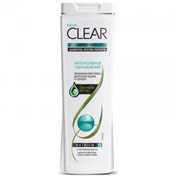 CLEAR Шампунь п/перхоти 400ml  Интенсивное увлажнение