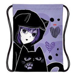 Сумка для сменной обуви 33х42 см "Black is my happy color" (078645) 13001 Хатбер
