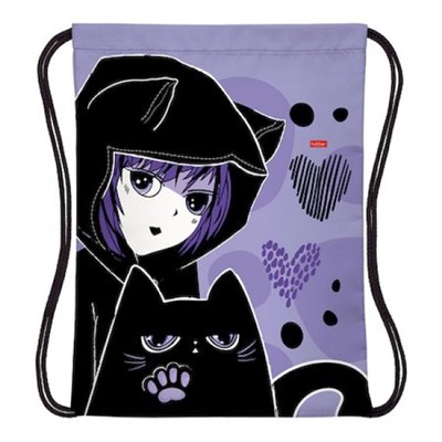 Сумка для сменной обуви 33х42 см "Black is my happy color" (078645) 13001 Хатбер