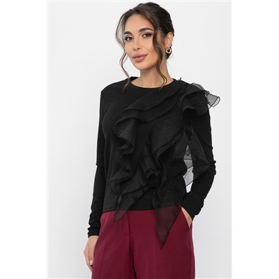 Блуза Риана (черная) Б14224-5М