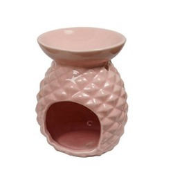 Аромалампа АНАНАС РОЗОВЫЙ (керамика, глазурь, высота 10 см.), Giftman, 1 шт.