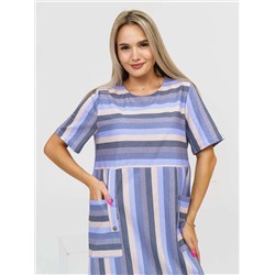 Платье женское Текс-Плюс, цвет голубой