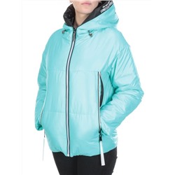 8278 TURQUOISE Куртка демисезонная женская BAOFANI (100 гр. синтепон) размер 54