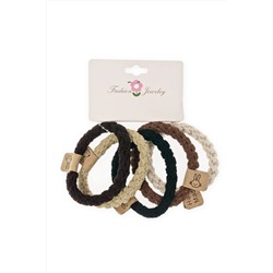 Резинки для волос 5 см (5 шт) SF-7809, ассорти №7