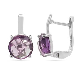 Серьги из серебра аметист, Элегия