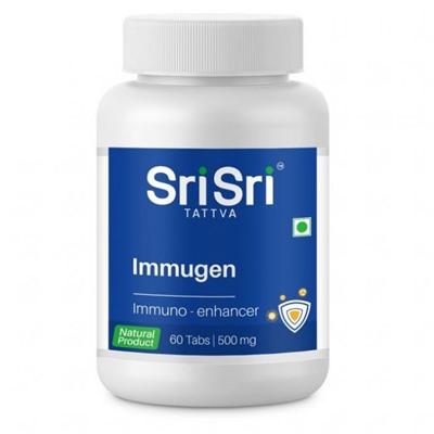 IMMUGEN Immuno-enhancer, Sri Sri Tattva (ИММУДЖЕН усилитель иммунитета, Шри Шри Таттва), 60 таб.