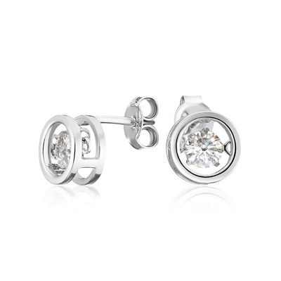 Серьги из серебра куб.циркон., А-2125416/91
