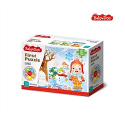 Пазл First Puzzle «Времена года. Зима» 16 элементов