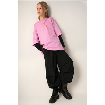 Лонгслив с двойным рукавом для девочки Happyfox