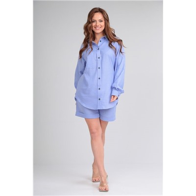 Michel chic 1332 голубой, Шорты,  Рубашка