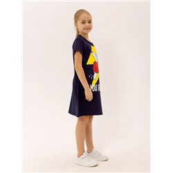 Платье ФЛ-3 "Мульти" темно-синий