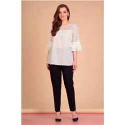 Liona Style 632 белый/темно-синий, Брюки,  Блуза