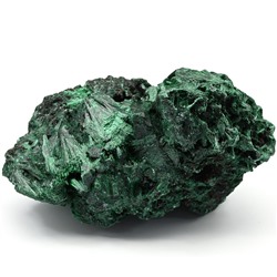 Малахит плисовый кристаллическое образование 108*75*62мм, 510г