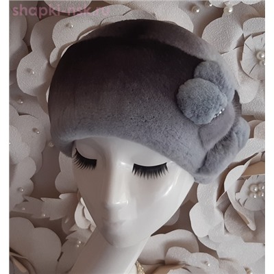 Француз Бант кролик Берет женский (56-58)