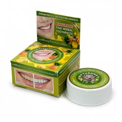 Binturong PINEAPPLE Thai Herbal Toothpaste, Nina Buda (Зубная паста с экстрактом АНАНАСА, Нина Буда), 33 г. - СРОК ГОДНОСТИ ДО 2 МАЯ 2025 ГОДА