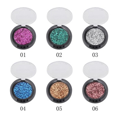 Тени д/век GLITTER 1231 крупные блестки  т.04 синие Farres