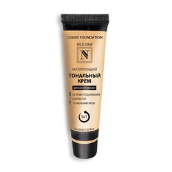 Тональный крем NICE матирующий 3в1 35ml 0650-02 ванильно-бежевый АКЦИЯ! СКИДКА 20%