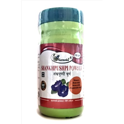 SHANKHPUSHPI POWDER, Karmeshu (ШАНКХАПУШПИ ПОРОШОК, Кармешу), 100 г.