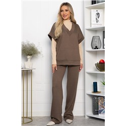 Костюм трикотажный Уютный шарм (коричневый) К14250-5М