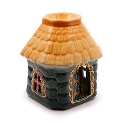 Аромалампа ИЗБА (разные цвета, керамика, 9*12 см.), 1 шт.