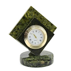 Часы из змеевика 85*55*95мм