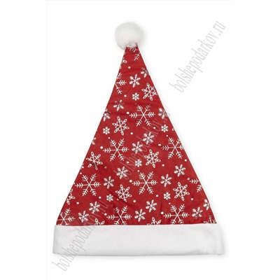 Новогодний колпак (6 шт) SF-1719, красный №7