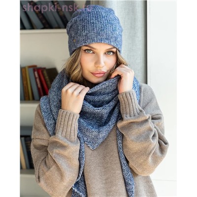 M 1153 S 1153 Комплект женский флис (колпак+косынка) (56-58)