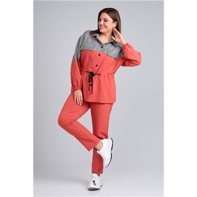Liona Style 802 терракот, Брюки,  Рубашка