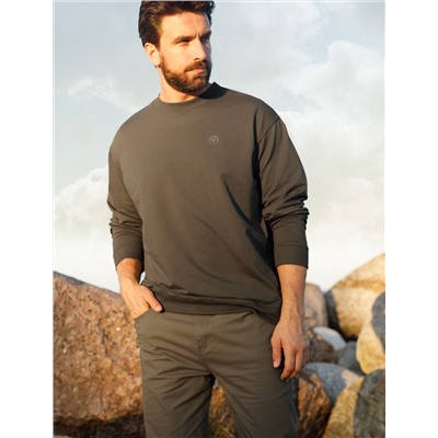 Джемпер из тонкого премиального футера с эластаном