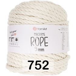 Пряжа YarnArt Macrame Rope 9 мм