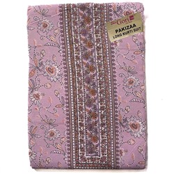 PAKIZAA Long Kurti Suit - Купон для пошива костюма, цвет РОЗОВЫЙ (отрез ткани для пошива Длинной туники (курты), штанов и накидки), Shiv Gori, 1 шт.