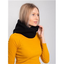 Капюшон трикотажный черный