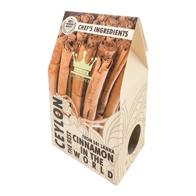 Ceylon the best CINNAMON IN THE WORLD From Sri Lanka, United Spices (ЦЕЙЛОНСКАЯ КОРИЦА В ПАЛОЧКАХ из Шри Ланки, Юнайтед Спайсез), упаковка 6 палочек