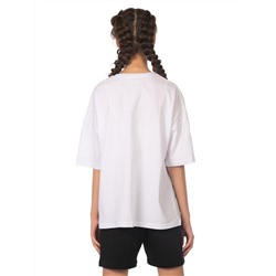 Комплект детский (футболка/шорты) Белый/чёрный