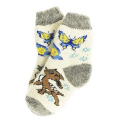 Носки детские "Бабочки и оленёнок" 6401-2