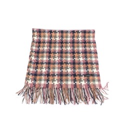 Платок 4012-6,  100*100см,  полиэстер 100%,  190 г/м 2,  синий/розовый  (абстракция)  242928