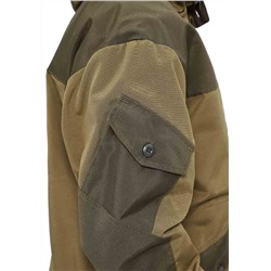 Костюм демисезонный "ГОРКА" куртка/брюки, цвет: св.хаки/т.хаки, ткань: Полибрезент