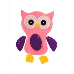 Мягкая игрушка из фетра «Совенок» своими руками