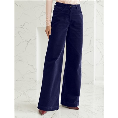 Брюки из эластичного микро-вельвета