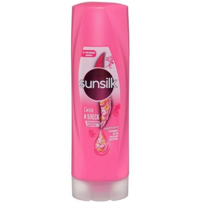 SUNSILK Кондиционер-сыворотка СИЛА И БЛЕСК с витамином Е, маслом макадамии и коллагеном, 350 мл. - СРОК ГОДНОСТИ ДО 4 АВГУСТА 2024 ГОДА