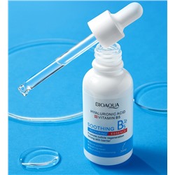 Антивозрастная сыворотка с витамином В5 и гиалуроновой кислотой BIOAQUA, 30 мл.