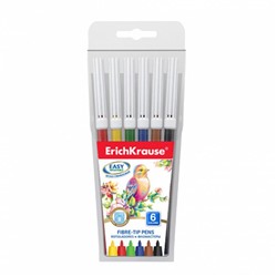 Фломастеры  6 цв. Erich Krause Easy Washable 47879