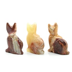 Кошка из оникса №1 (40*25*60мм)