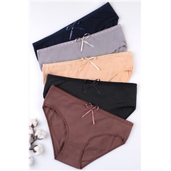 Женские трусы-слипы с высокой посадкой 5шт. Happyfox