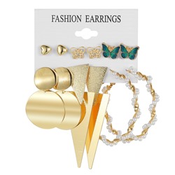 Набор сережек 6 пар (НС-008)