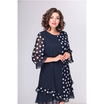 Moda Versal П2358 т.синий, Платье