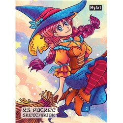 MyArt. XS Pocket СКЕТЧБУК. Аниме. Маленькая ведьмочка