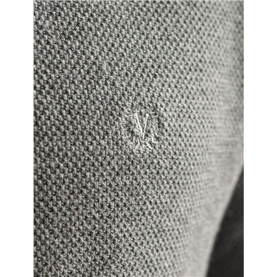 Джемпер фактурной вязки из хлопка с нейлоном