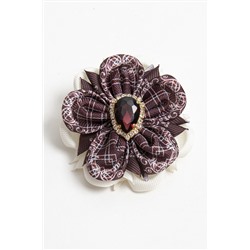 Лента репсовая 4 см*25 ярд с рисунком "Клетка" SF-7224, №4